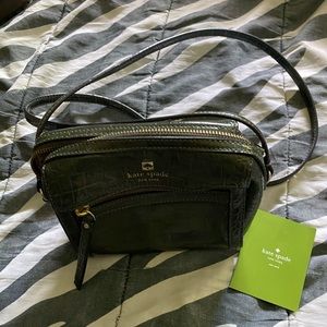 Kate spade crocodile skin purse